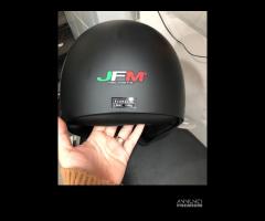 Casco jfm con visierino nero opaco - 4