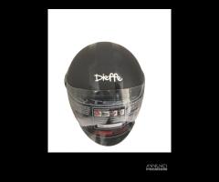 Casco doppia visiera nwro Dieffe 2700 - 2