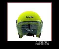 Casco dieffe demijet junior baby con visiera new g