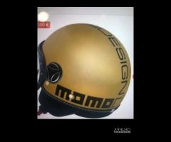 Casco oro opaco Momo design evo