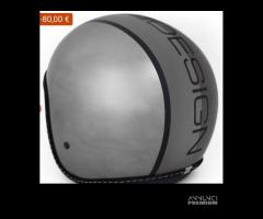 Casco Momo design blade gloss metal grigio