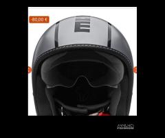 Casco Momo design blade gloss metal grigio