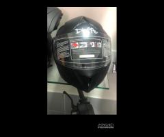 Casco modulare nero doppia visiera - 1