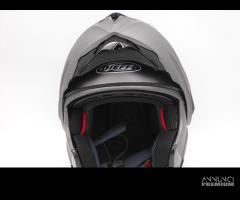 Casco dieffe modulare grigio opaco