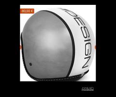 Casco Momo design blade gloss metal bianco - 2