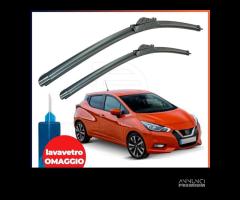 2 Spazzole Tergicristallo Ante Nissan Micra 65+35