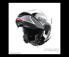 SMK Casco Modulare Gullwing Kresto Bianco Rosa