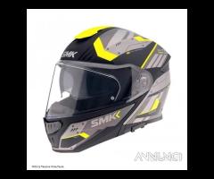 SMK Casco Modulare Gullwing Tekker Grigio Fluo