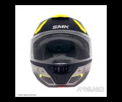 SMK Casco Modulare Gullwing Tekker Grigio Fluo