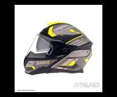 SMK Casco Modulare Gullwing Tekker Grigio Fluo - 3