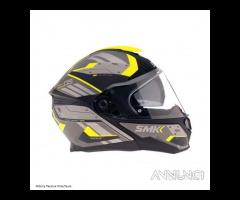 SMK Casco Modulare Gullwing Tekker Grigio Fluo