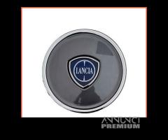 Coprimozzo lancia ypsilon antracite -logo blu