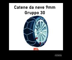 Catene neve 9mm omologate per tutte le auto GR 30