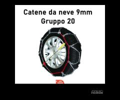 Catene neve 9mm omologate per tutte le auto GR 20