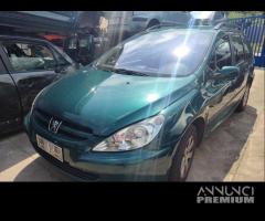 Ricambi PEUGEOT 307 1587cc benzina del 2002