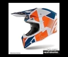 AIROH Casco Cross Wraap - Raze - Orange