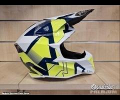 AIROH Casco Cross Wraap - Raze - Blue