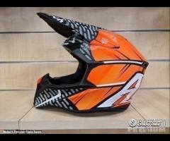 AIROH Casco Cross Wraap - Idol - Orange - 6