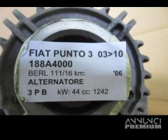 Alternatore FIAT PUNTO 3 1242cc 8V del 2006 - 1