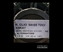 Alternatore RENAULT CLIO 1461cc TDCI del 2005 - 6