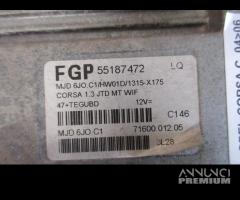 Centralina motore OPEL CORSA C 1.3 MJET 2004 - 6