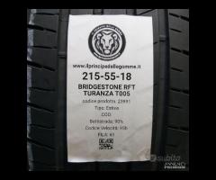 2 GOMME 215 55 18 BRIDGESTON E RFT A23891 - 2