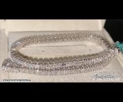 BRACCIALE TENNIS ORO 18kt. CON DIAMANTI PRINCESS - 1