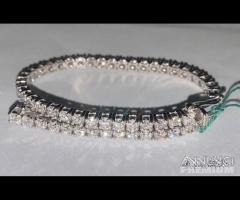 BRACCIALE TENNIS ORO 18kt. CON DIAMANTI ct. 4,50