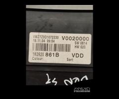 QUADRO STRUMENTI VOLKSWAGEN Golf 5 Berlina 1K09208 - 3