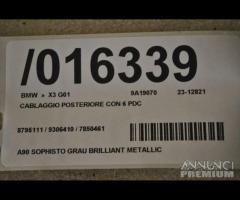 bmw x3 g01 cablaggio posteriore con 6 pdc | 16339 - 6