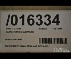 bmw x3 g01 barre longitudinali sx/dx |16334 - 7