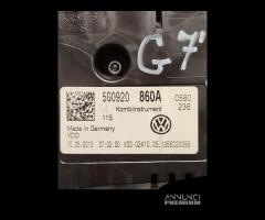 QUADRO STRUMENTI VOLKSWAGEN Golf 7 Berlina 5G09208 - 4