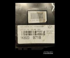 QUADRO STRUMENTI VOLKSWAGEN Scirocco Serie (137) 1 - 5