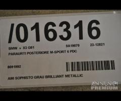 bmw x3 g01 paraurti posteriore m-sport |16316 - 9