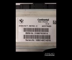 CENTRALINA AIRBAG BMW X3 2Â° Serie 6577 6807633 (1 - 2