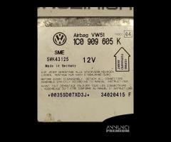 CENTRALINA AIRBAG VOLKSWAGEN Polo 4Â° Serie 1C0909 - 2