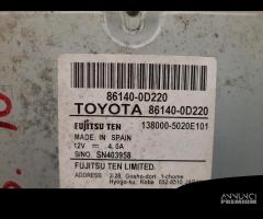 AUTORADIO MP3 TOYOTA Yaris Serie 861400D220 1NZFXE