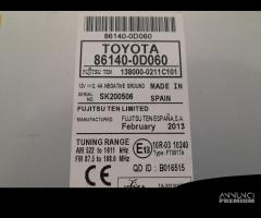 AUTORADIO TOYOTA Yaris Serie 861400D660 (08\u003e11)