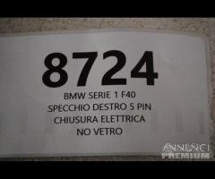 Bmw serie 1 f40 specchio destro 5 pin | 8724 - 5