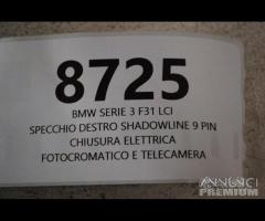 Bmw f30 f31 specchio destro 9 pin | 8725 - 7