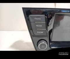 AUTORADIO SKODA Fabia Berlina 3Â° Serie 6V0 035 86 - 3