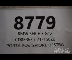 Bmw serie 7 g12 porta posteriore destra | 8779 - 5