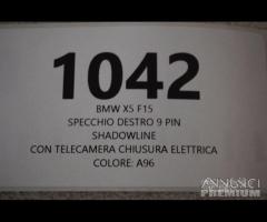 Bmw x5 f15 specchio dx 9 pin shadowline | 1042 - 7