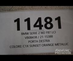 Porta destra BMW serie M2 F87 | 11481 - 6