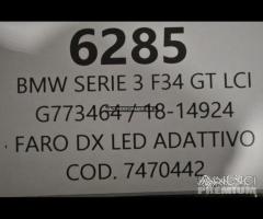 Faro Led Adattivo dx bmw serie 3 f34 lci | 6285 - 5