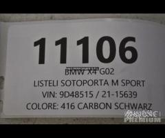 Bmw x4 g02 set listelli sottoporta m-sport | 11106