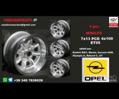 Minilite 7x 13 4x100 ET05 OPEL