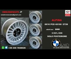 Cerchio alpina 8x16 4x100 et28 bmw