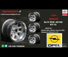 Cerchi minilite 9x 13 4x100 et-12 opel