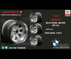 Cerchi minilite 9x13 4x100 et-12 bmw